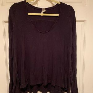 Free People Thermal Swing Shirt